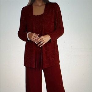 Senunlia Sparkly Pant Suit